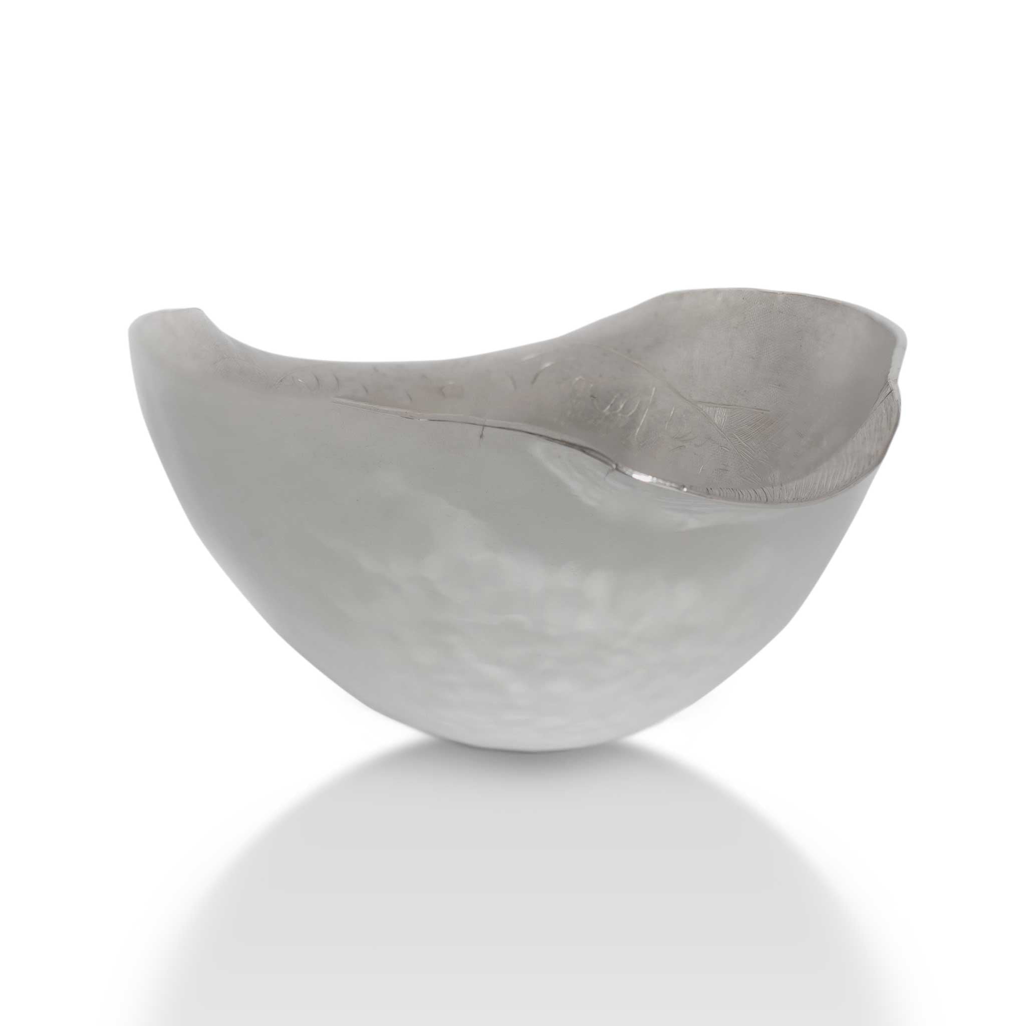 Hand-Raised and Engraved Fourth Whisper Silver Bowl